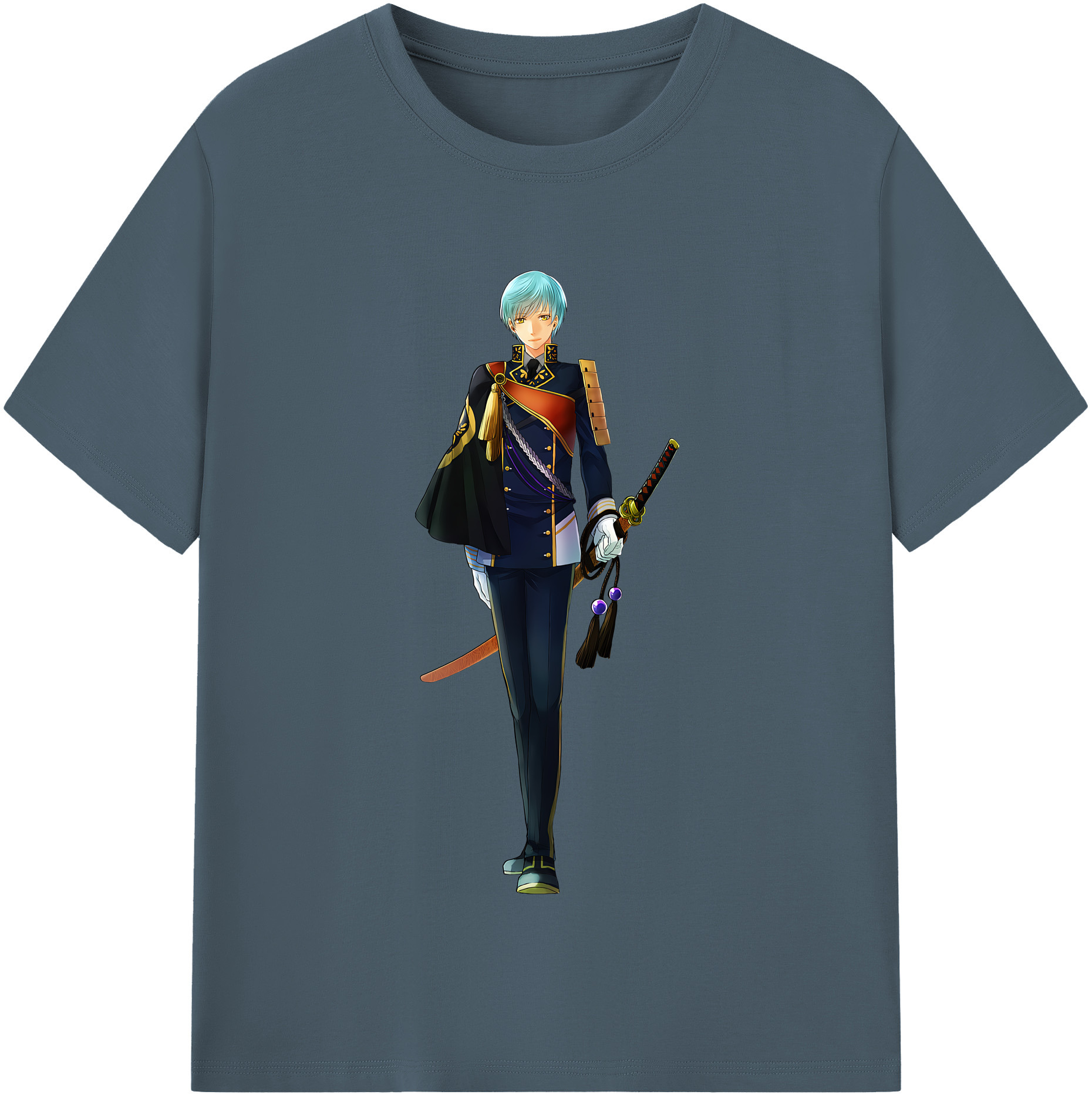（画像用） 刀剣乱舞 Touken Ranbu 綿100％半袖Tシャツ（フロントプリント）